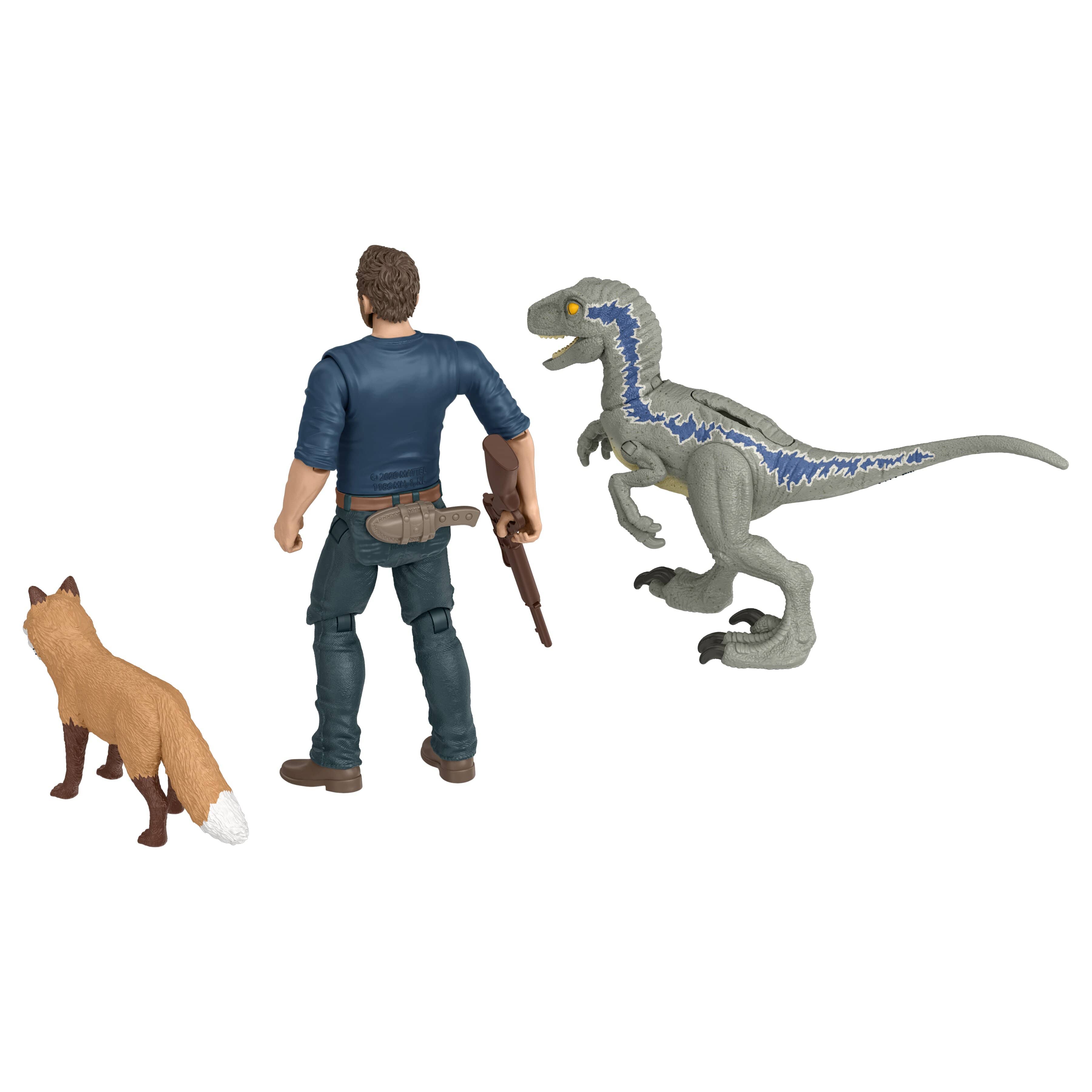 Owen and Velociraptor Beta - Jurassic World Dominion Action Figures - Toys - New - CaveGamers - Image 2