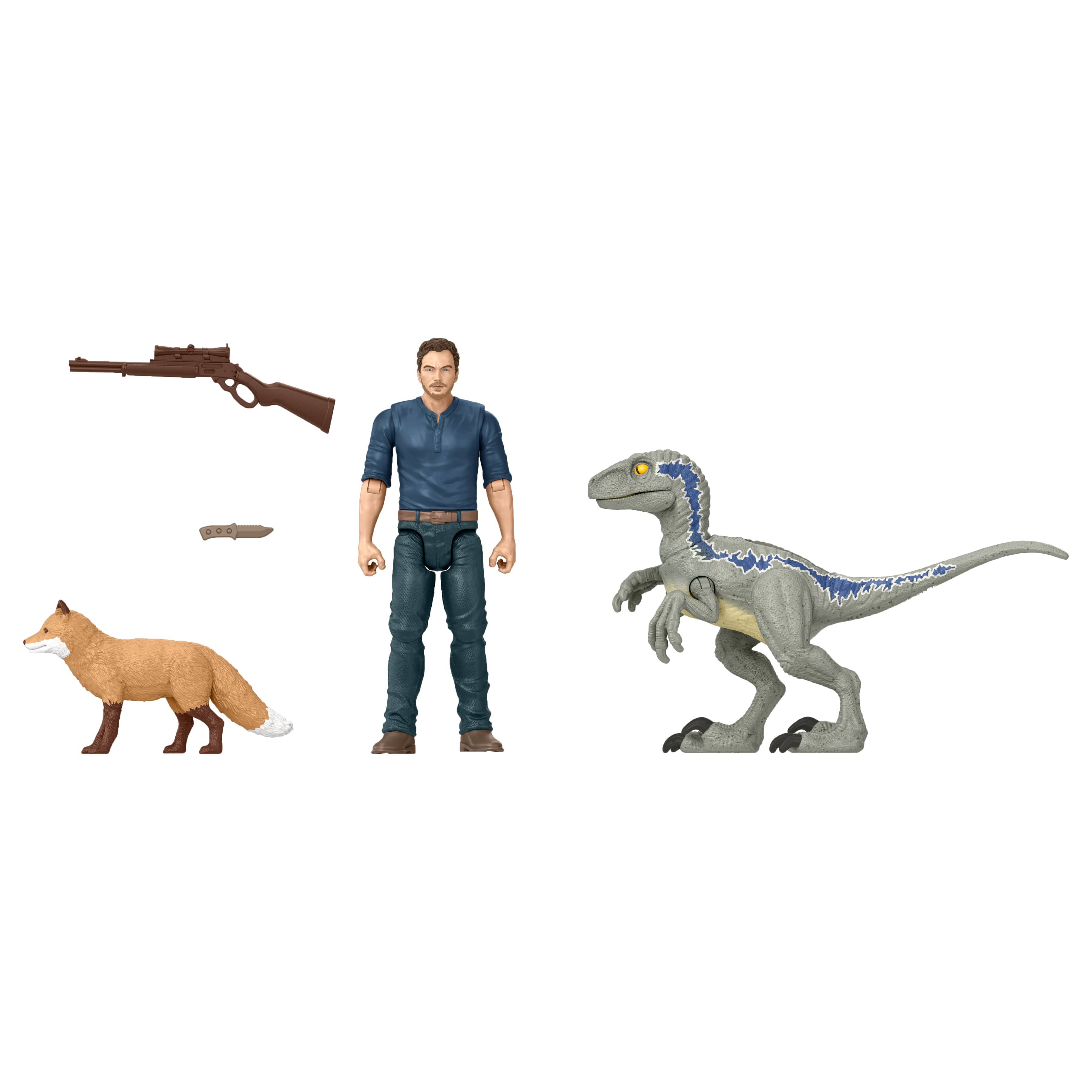 Owen and Velociraptor Beta - Jurassic World Dominion Action Figures - Toys - New - CaveGamers - Image 3