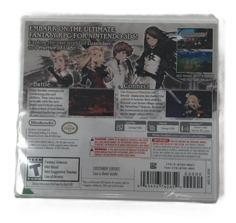 Bravely Default [Asia] [New Condition]
