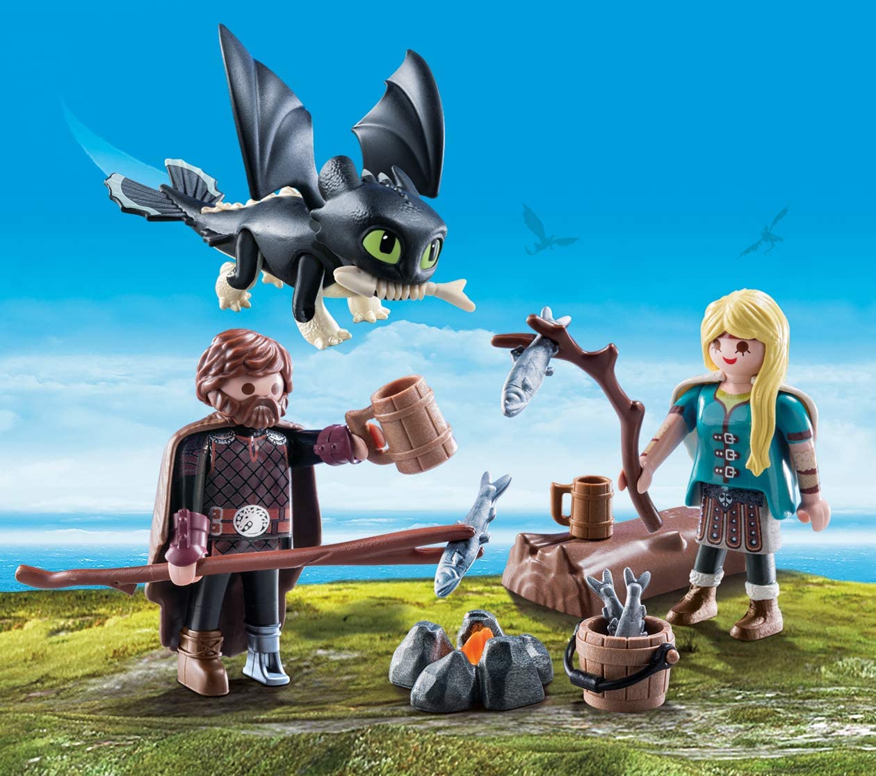 PLAYMOBIL How to Train Your Dragon III Hiccup & Astrid 70040