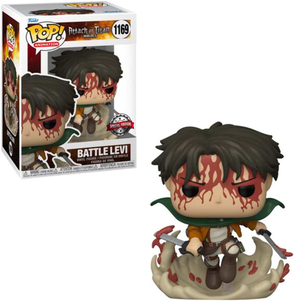 Funko Pop! Attack on Titan Battle Levi Vinyl Figure - Toys - New - CaveGamers