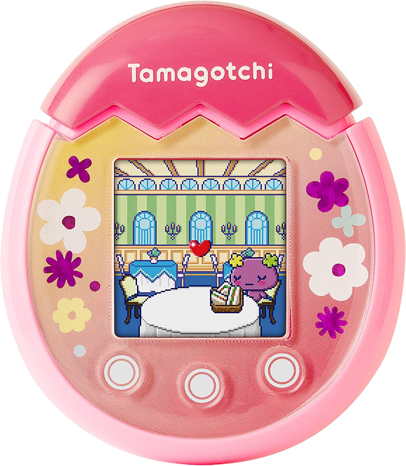 Tamagotchi Pix - Floral (Pink) Digital Pet Electronic Toys - Toys - New - CaveGamers - Image 2
