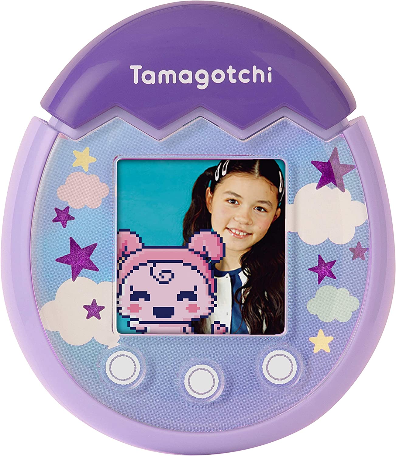 Tamagotchi Pix - Sky (Purple) Digital Pet Electronic Toys - Toys - New - CaveGamers