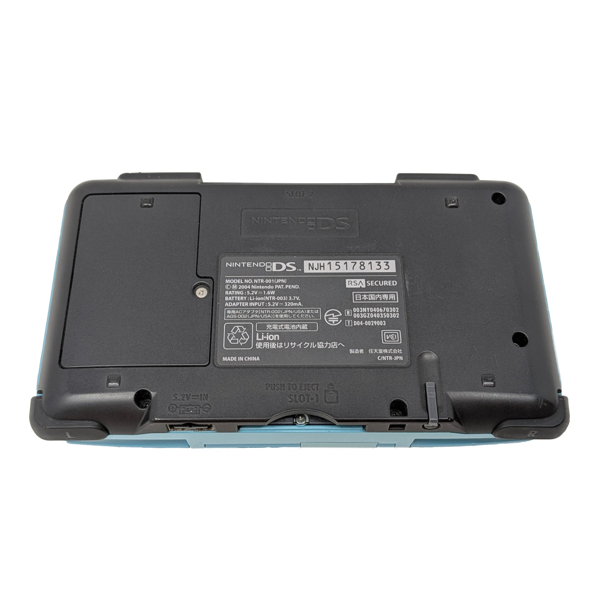 Nintendo DS Original - Turquoise Blue - Video Game System - Used - CaveGamers - Image 3