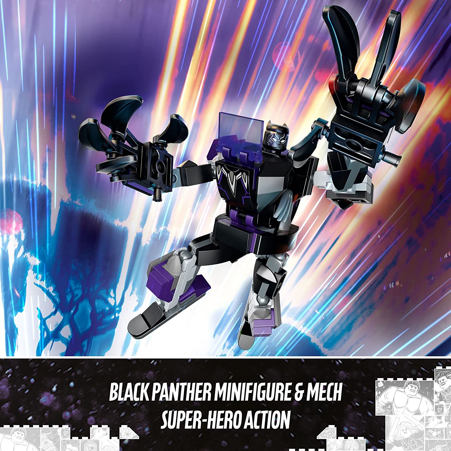 LEGO Marvel Black Panther Mech Armor 76204