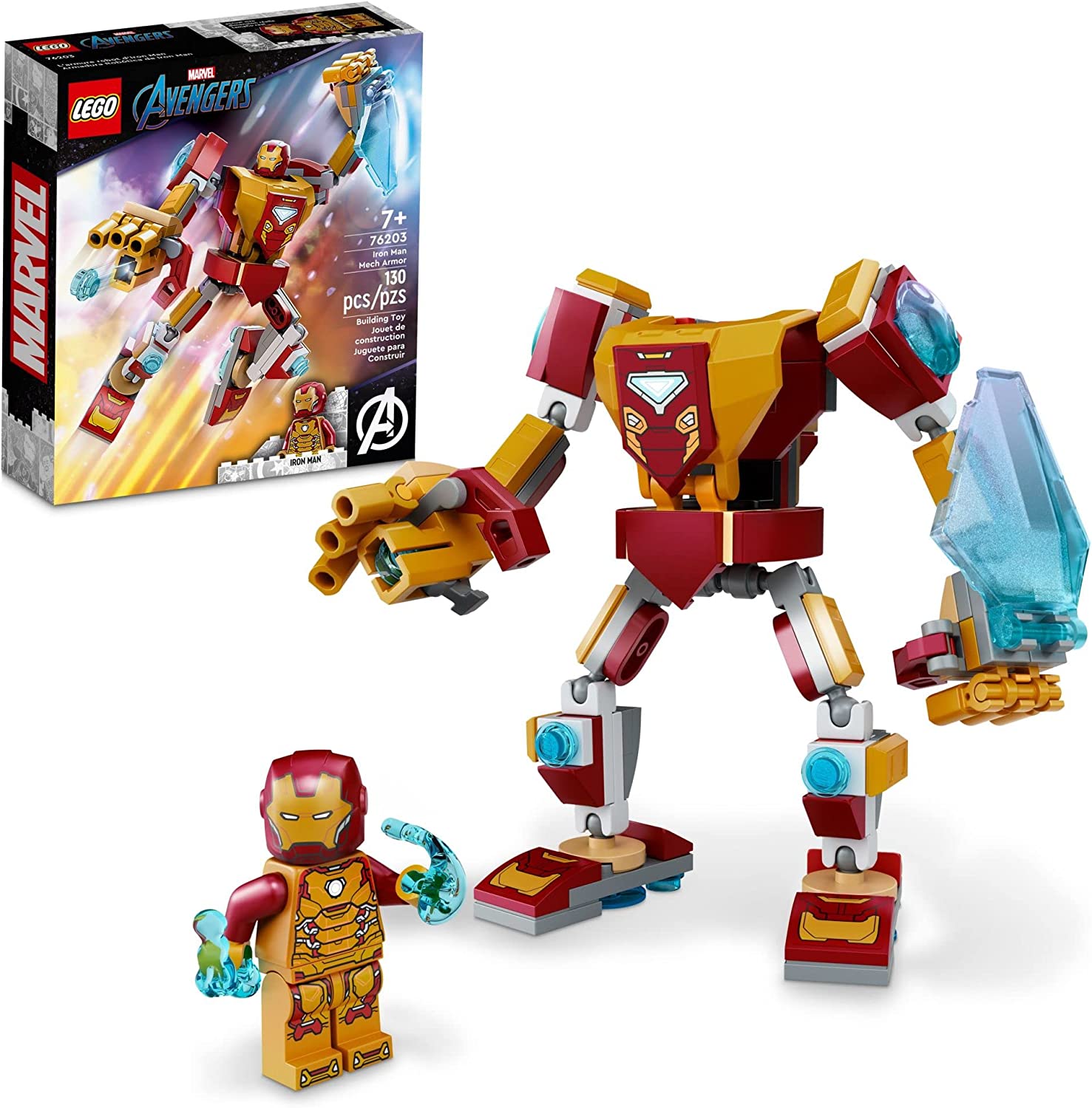 LEGO Marvel Iron Man Mech Armor 76203 Building Sets - Toys - New - CaveGamers