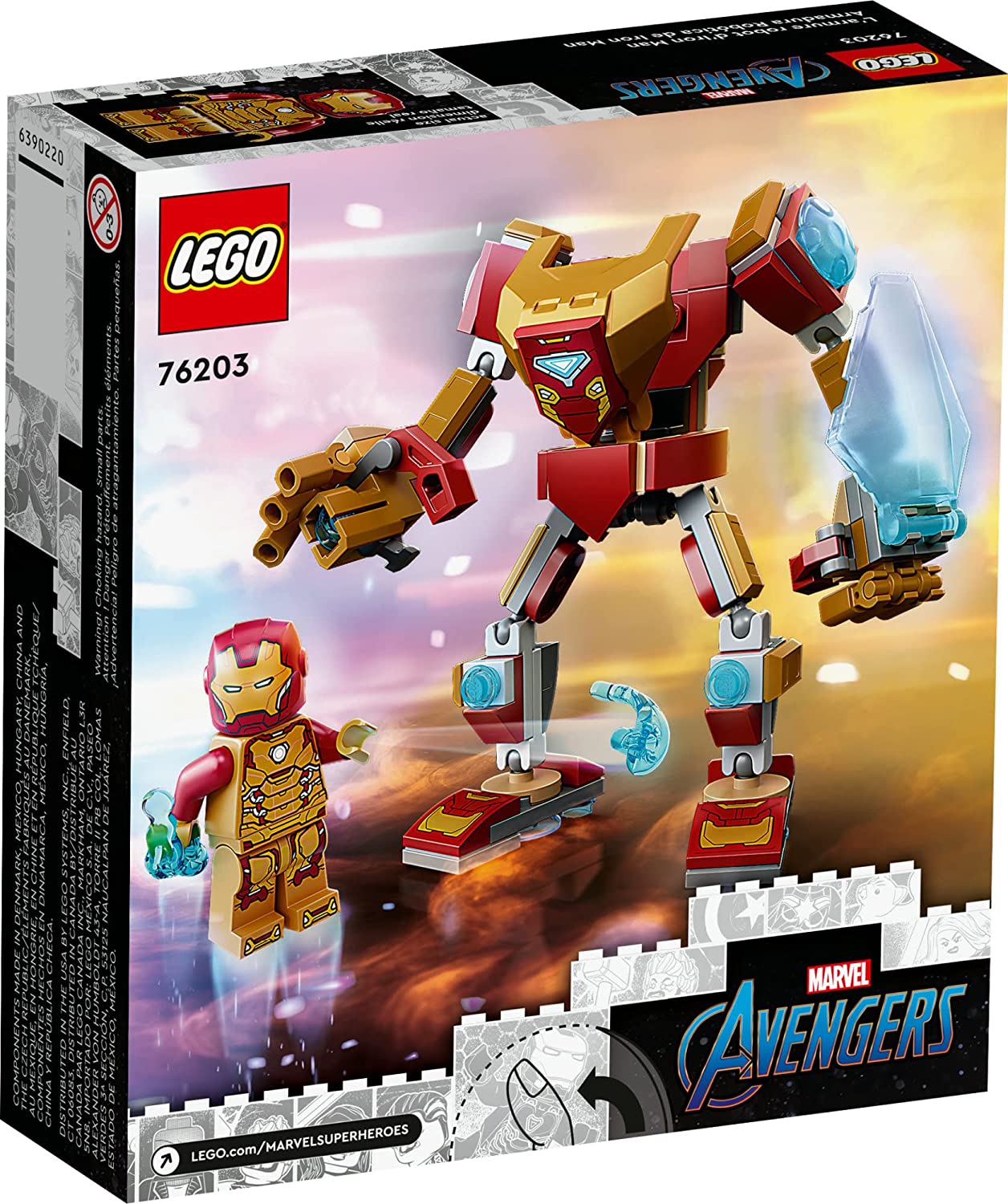 LEGO Marvel Iron Man Mech Armor 76203 Building Sets - Toys - New - CaveGamers - Image 3