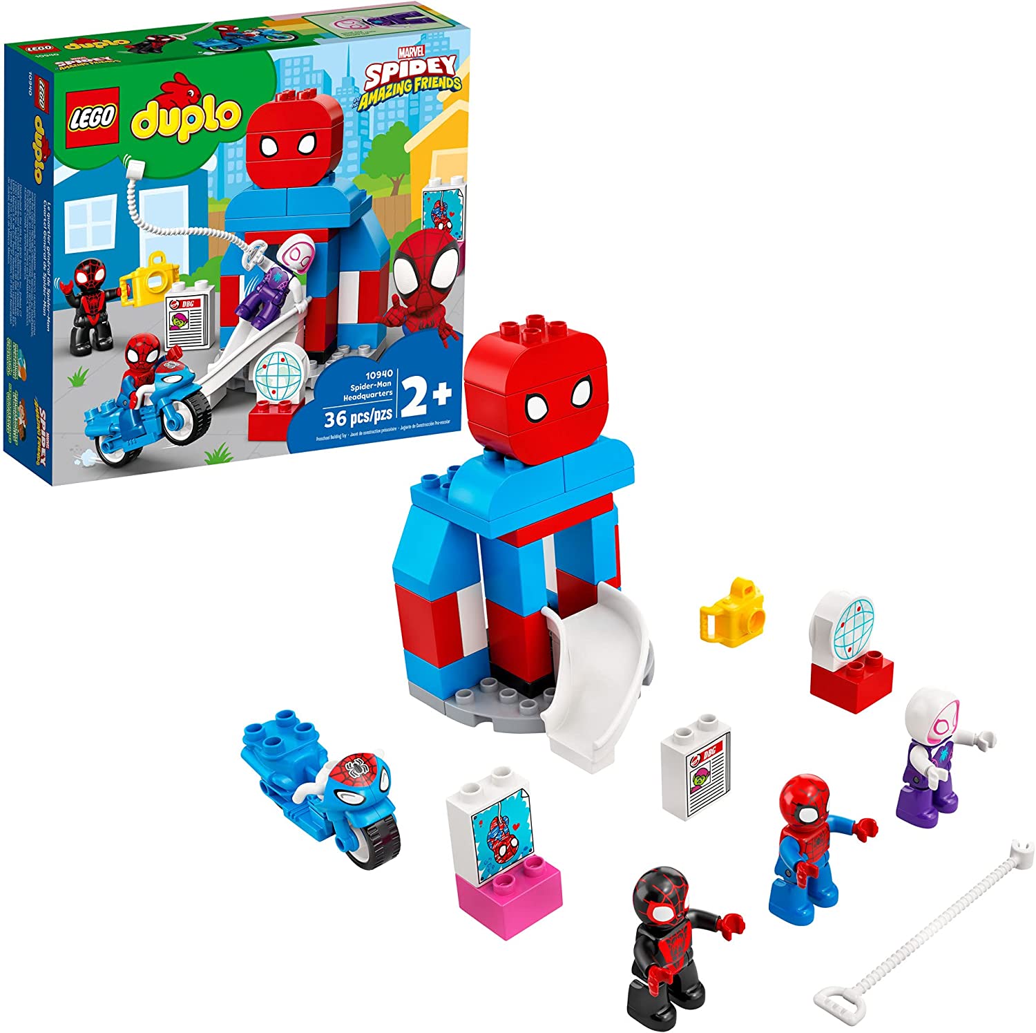 LEGO DUPLO Marvel Spider-Man Headquarters 10940 Building Sets - Toys - New - CaveGamers