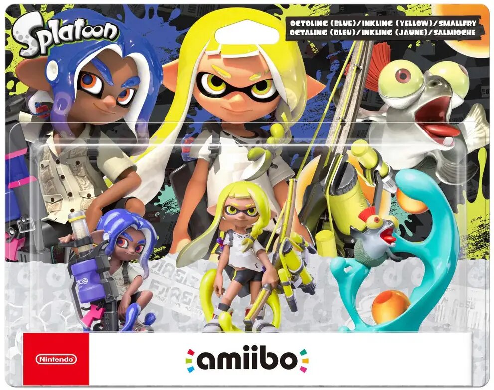 amiibo Splatoon 3 Octoling, Inkling, & Smallfry [Europe] Amiibos - Video Game Accessory - New - CaveGamers