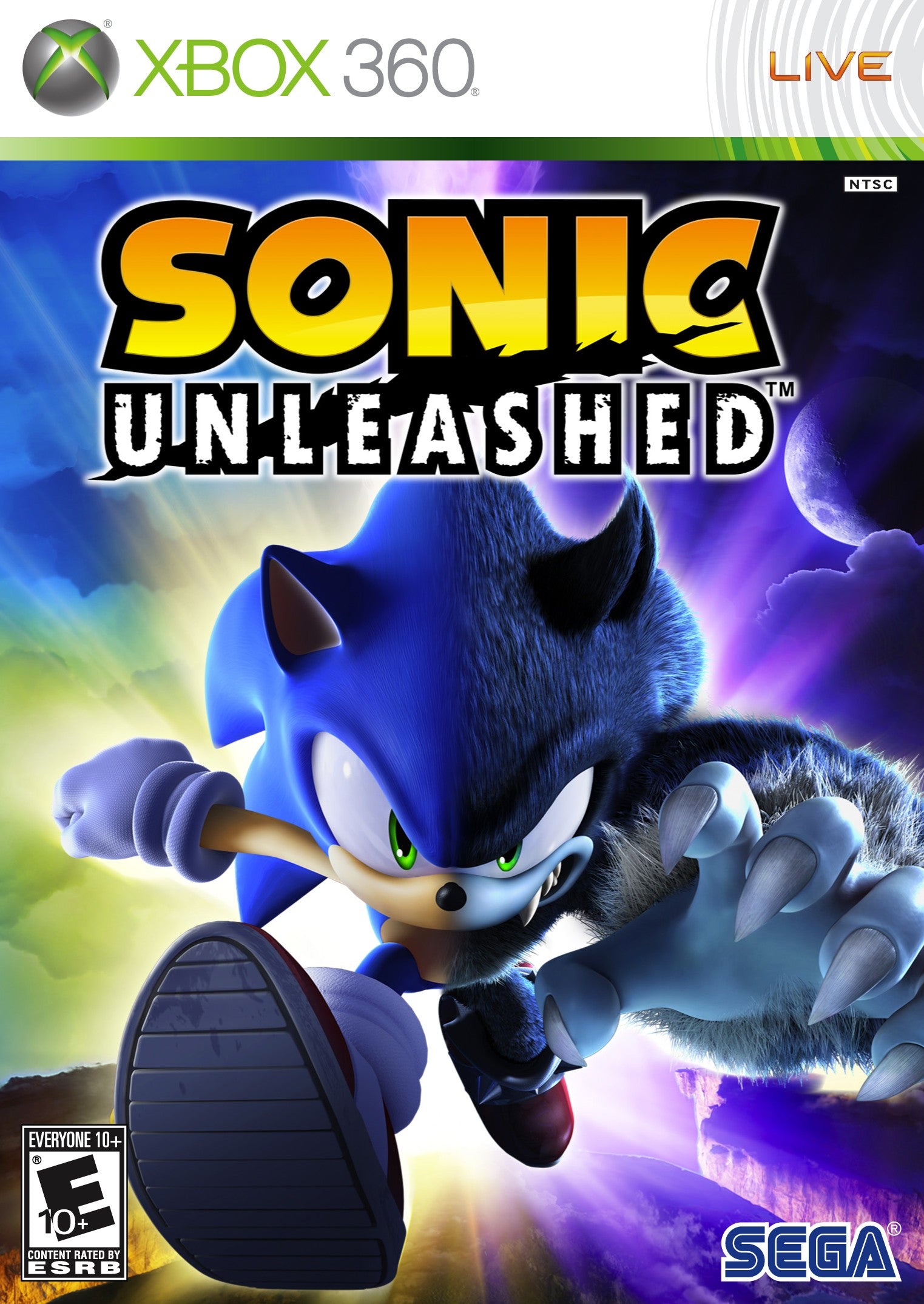 Sonic Unleashed Xbox 360 - Video Game - Used - CaveGamers