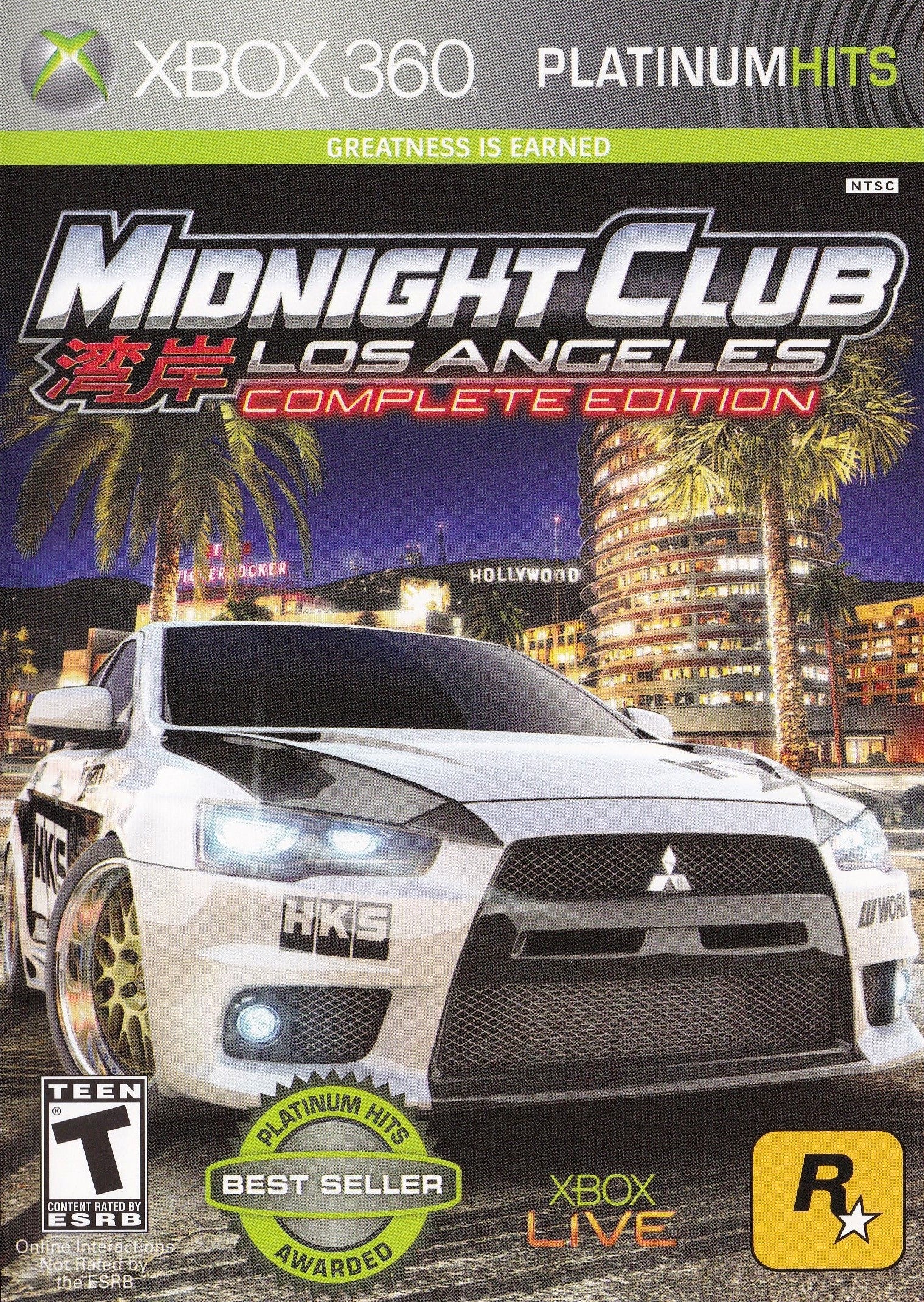 Midnight Club: Los Angeles Complete Edition Xbox 360 - Video Game - Used - CaveGamers
