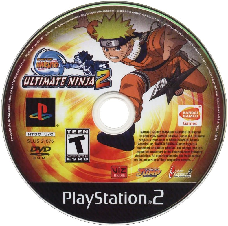 Naruto Ultimate Ninja 2 PS2 - Video Game - Used - CaveGamers - Image 3