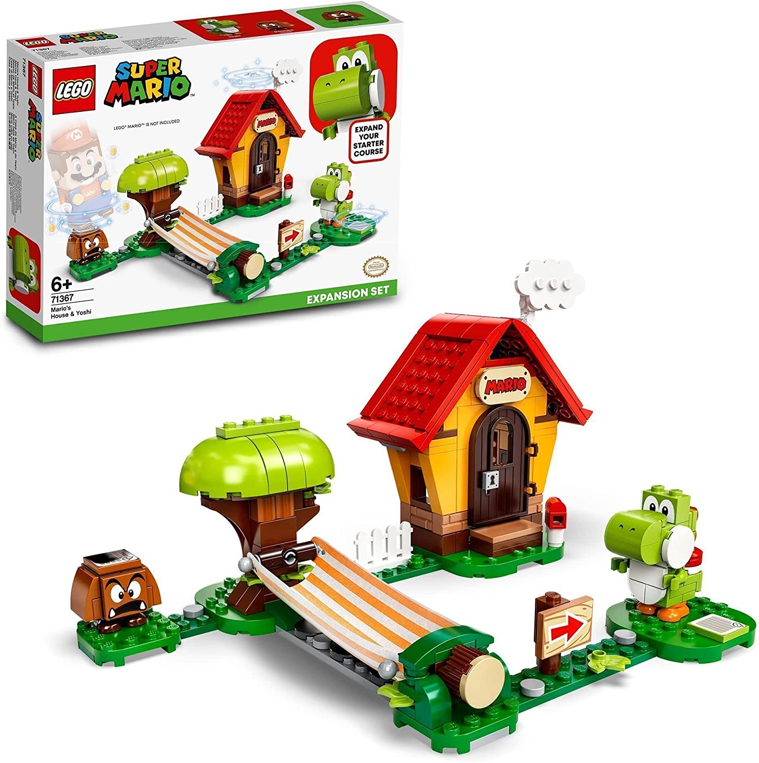 LEGO Super Mario House & Yoshi Expansion Set 71367 Building Sets - Toys - New - CaveGamers