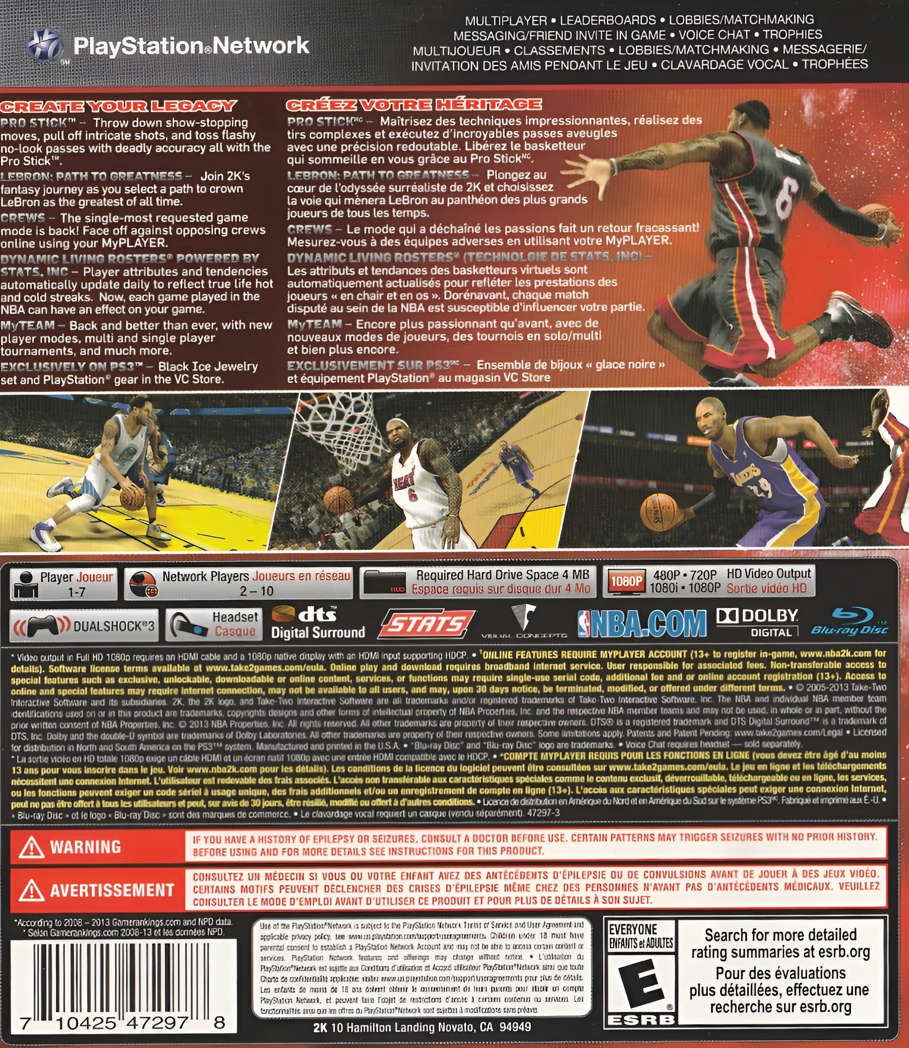 NBA 2K14 PS3 - Video Game - Used - CaveGamers - Image 2