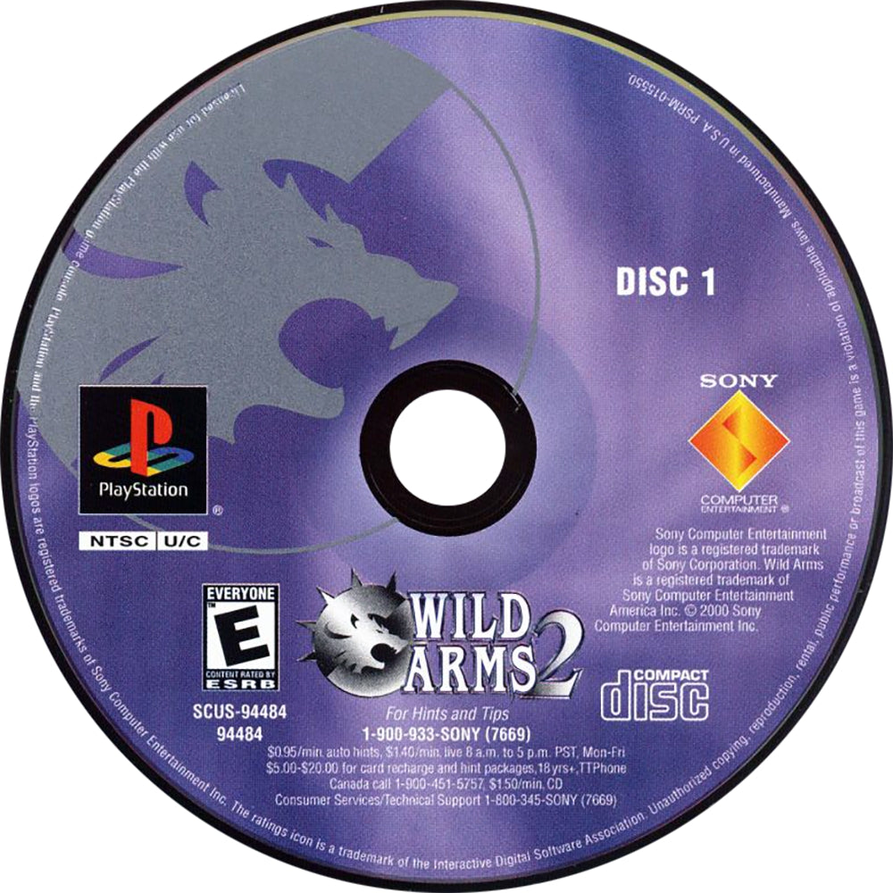 Wild Arms 2 [2 Discs] Playstation - Video Game - Used - CaveGamers - Image 3