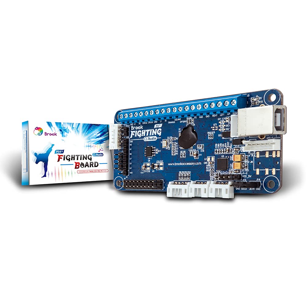 Brook PS4+ Audio Fighting Board - Pre-installed header version - Video Game Accessory - New - CaveGamers