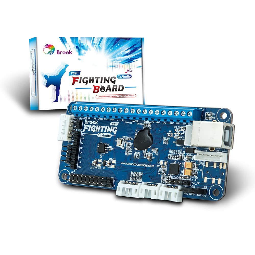 Brook PS4+ Audio Fighting Board - Pre-installed header version