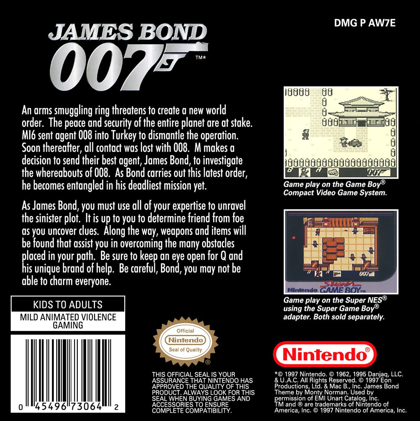 James Bond 007 Game Boy - Video Game - Used - CaveGamers - Image 2