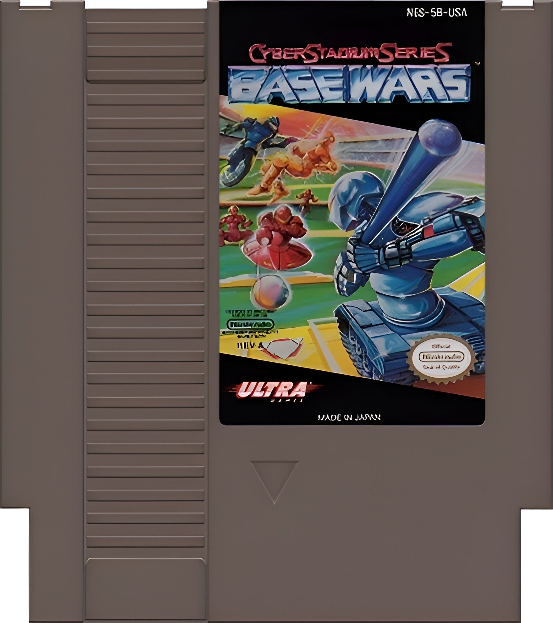 Basewars NES - Video Game - Used - CaveGamers - Image 3