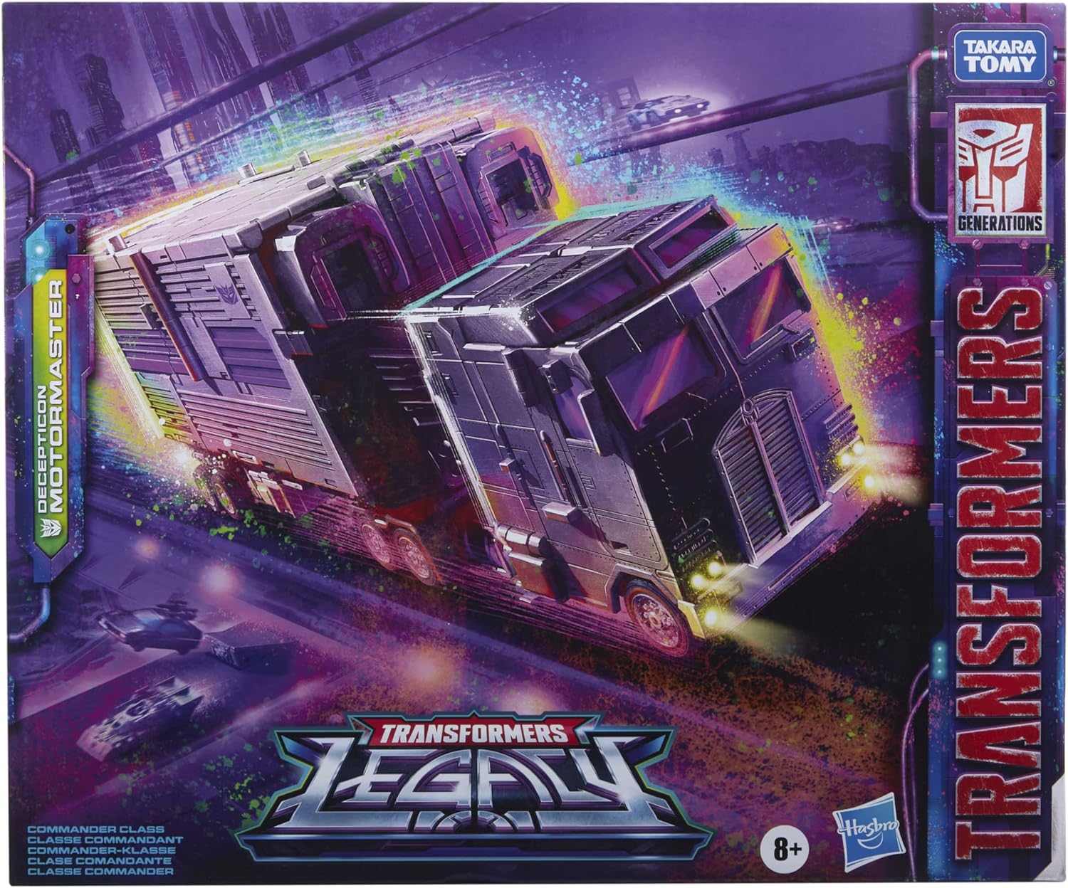 Transformers Toys Generations Legacy Series Commander Decepticon Motormaster Combiner Action Figure