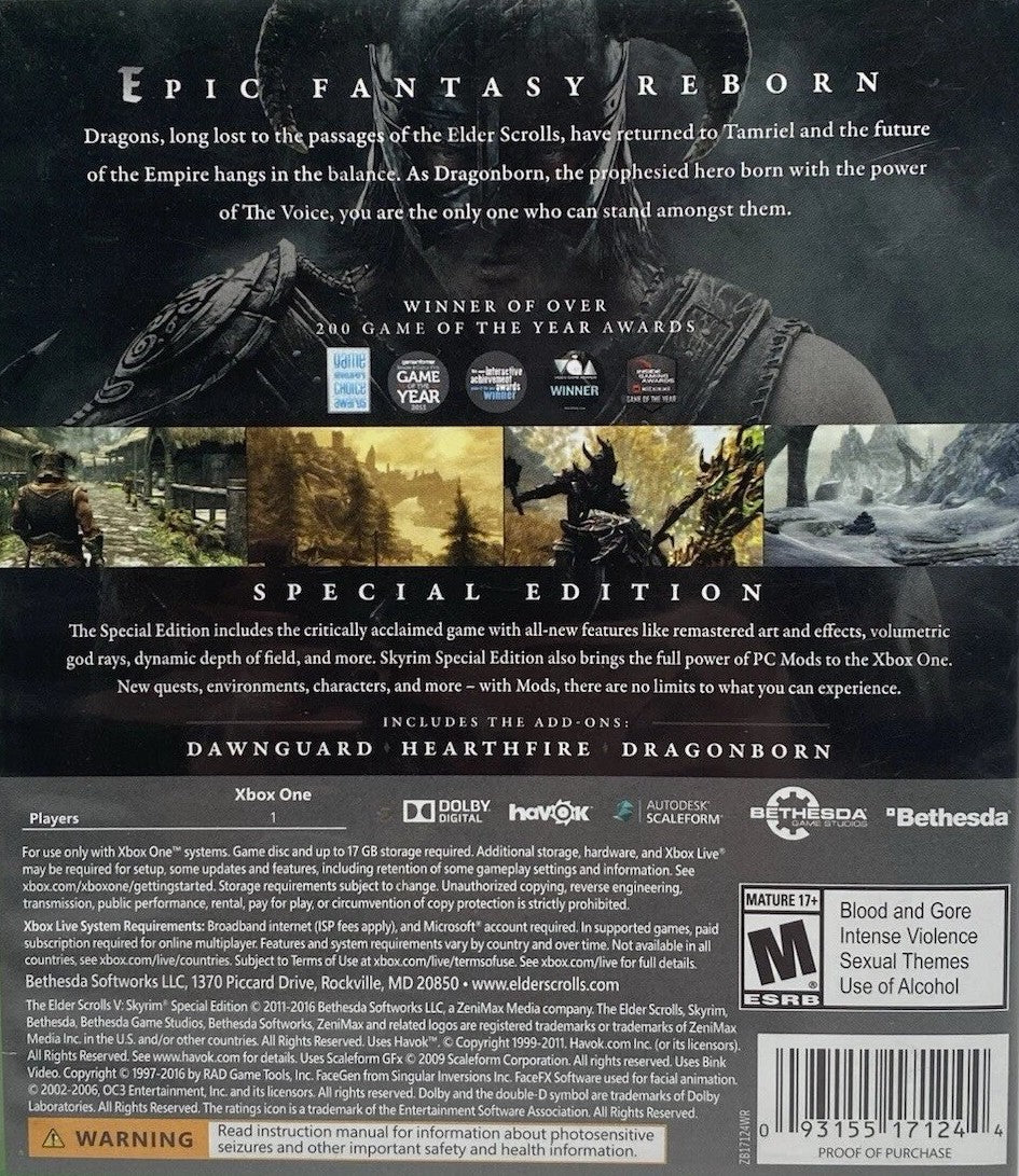 The Elder Scrolls V: Skyrim Special Edition
