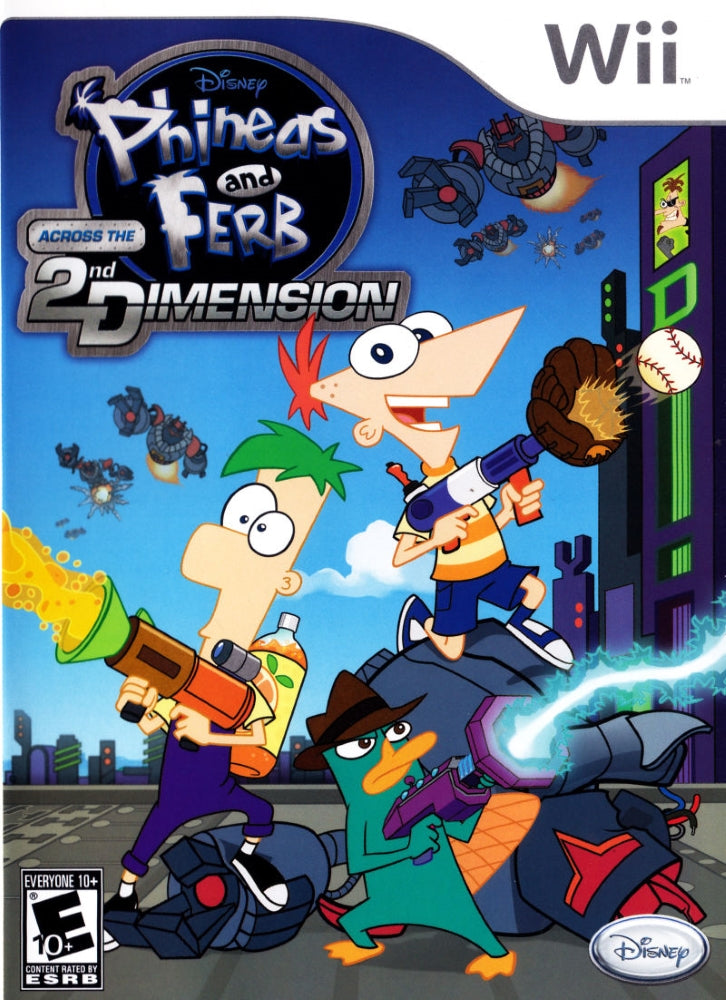 Phineas and Ferb: Across the 2nd Dimension Wii - Video Game - Used - CaveGamers