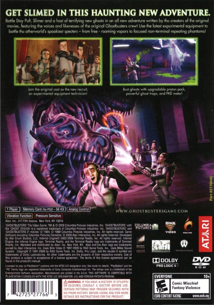 Ghostbusters: The Video Game PS2 - Video Game - Used - CaveGamers - Image 2