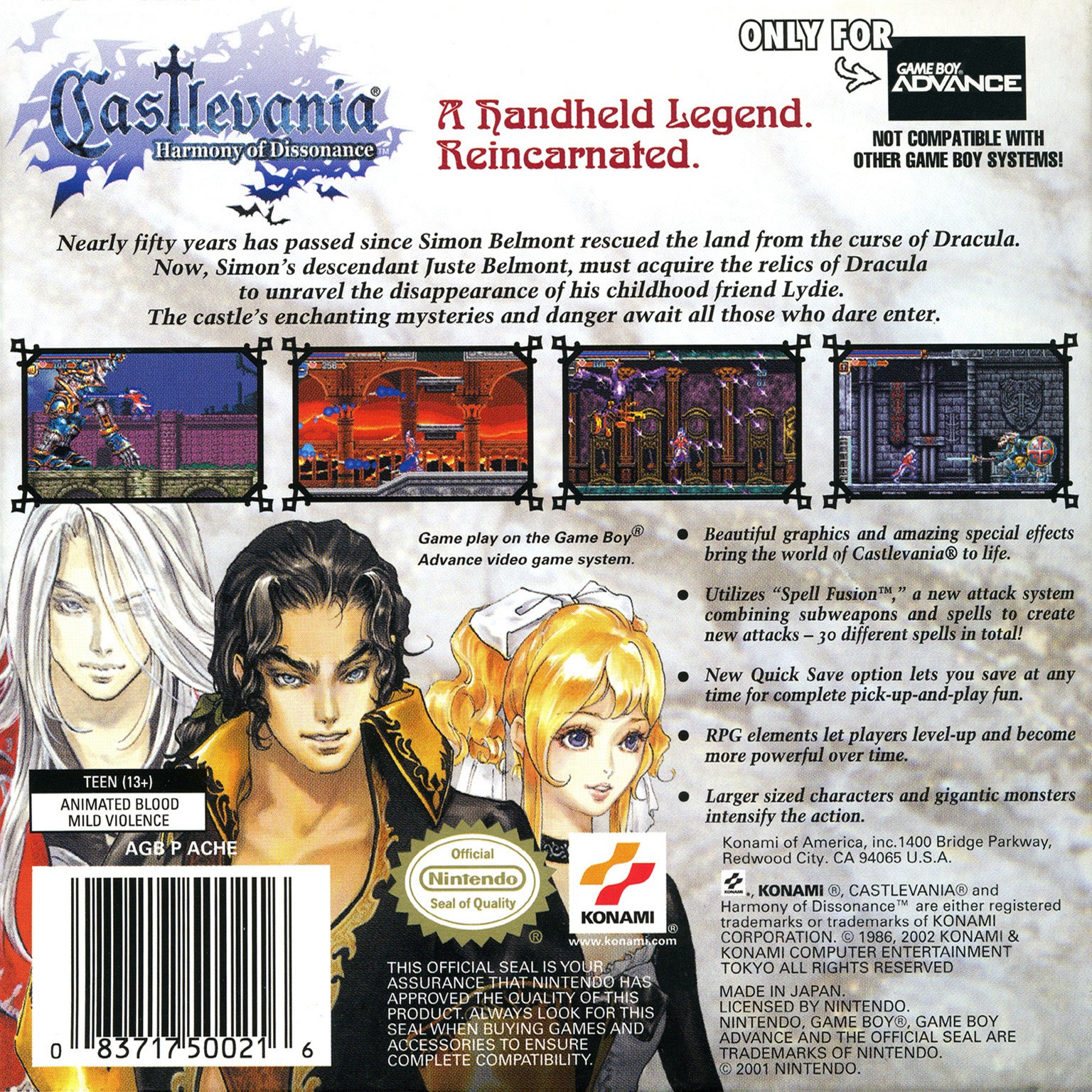 Castlevania Harmony of Dissonance