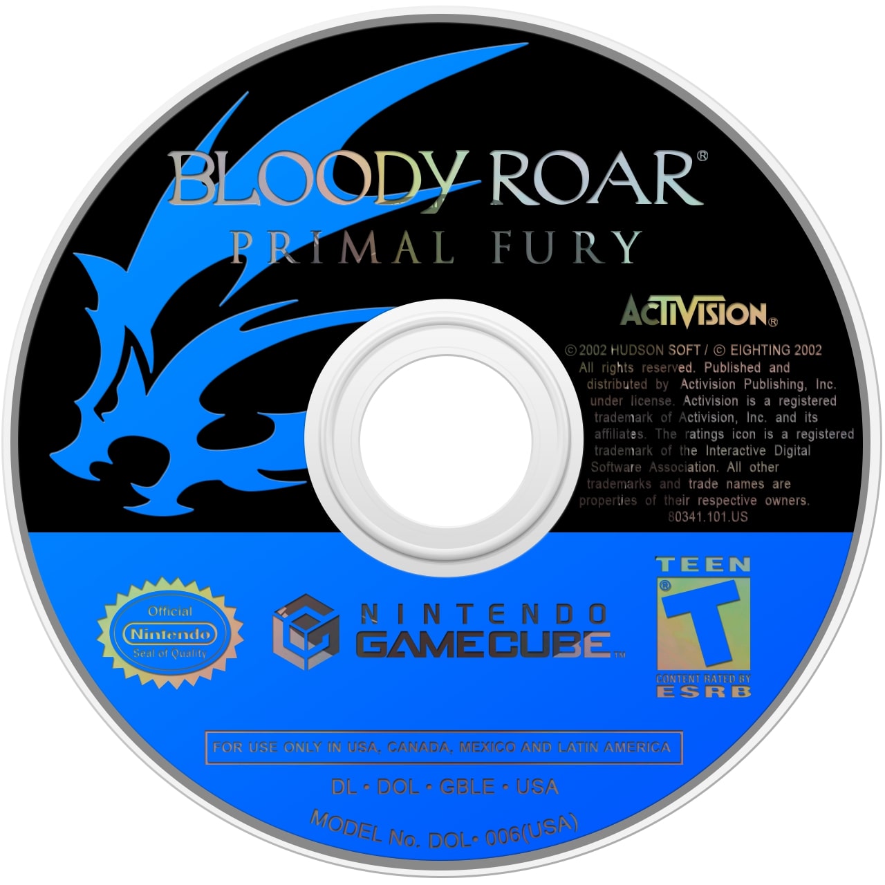 Bloody Roar Primal Fury GameCube - Video Game - Used - CaveGamers - Image 3