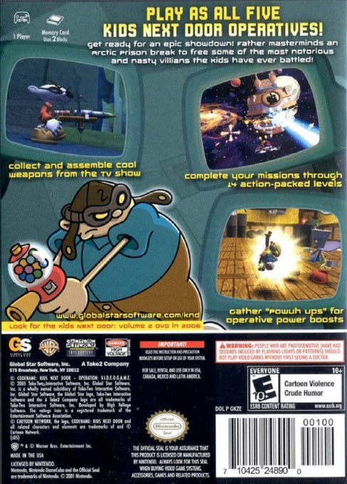 Codename Kids Next Door Operation VIDEOGAME