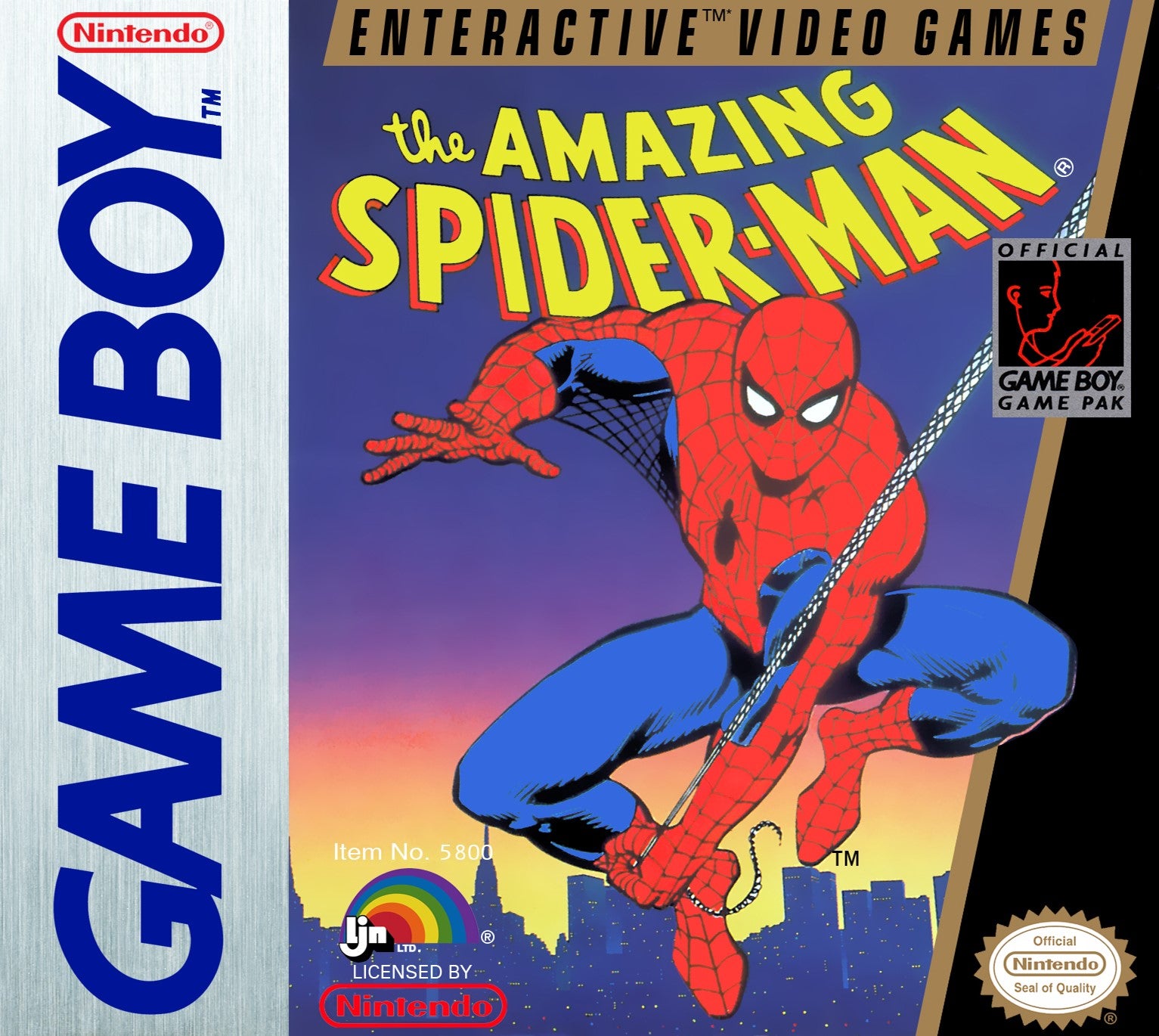 The Amazing Spider-Man Game Boy - Video Game - Used - CaveGamers