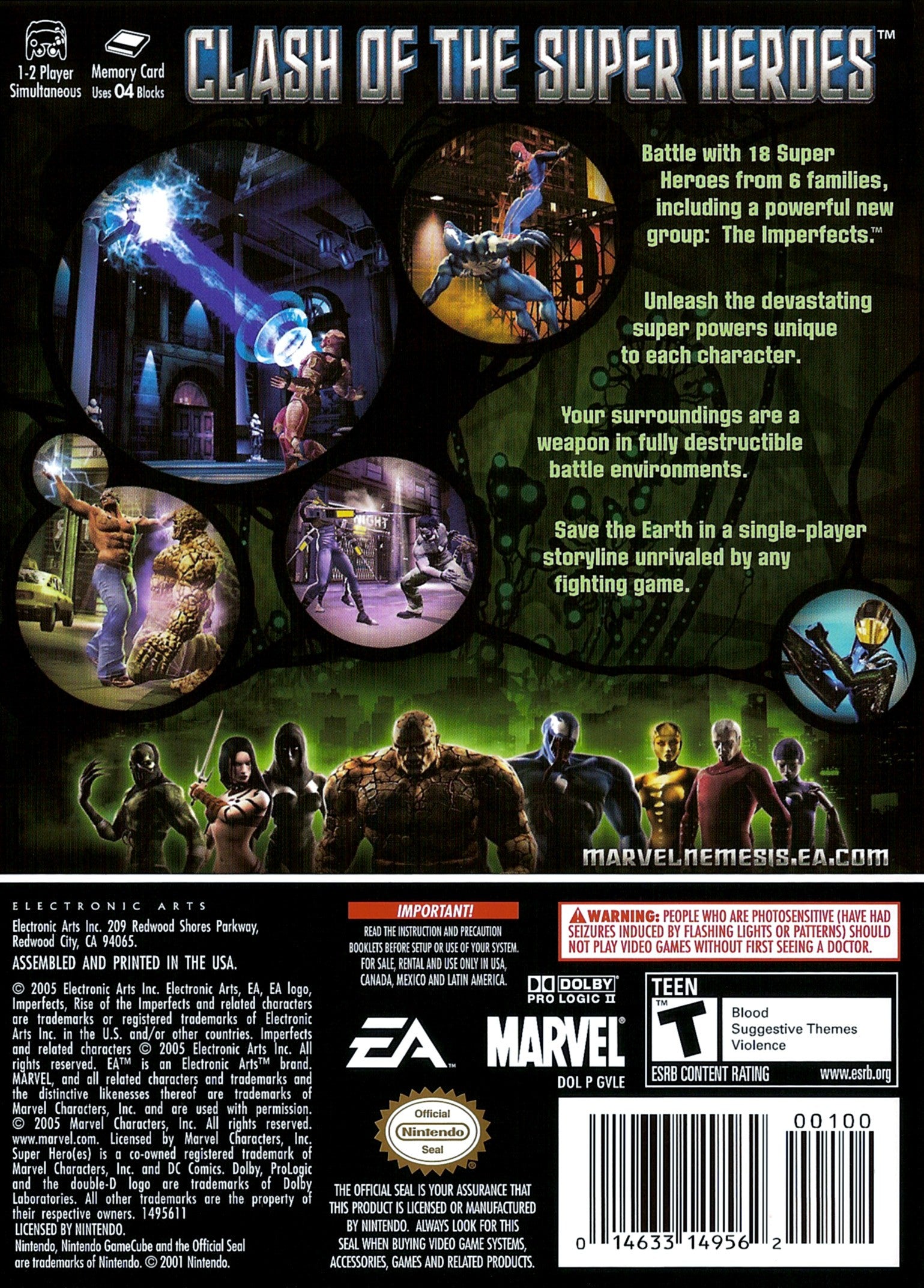Marvel Nemesis Rise of the Imperfects
