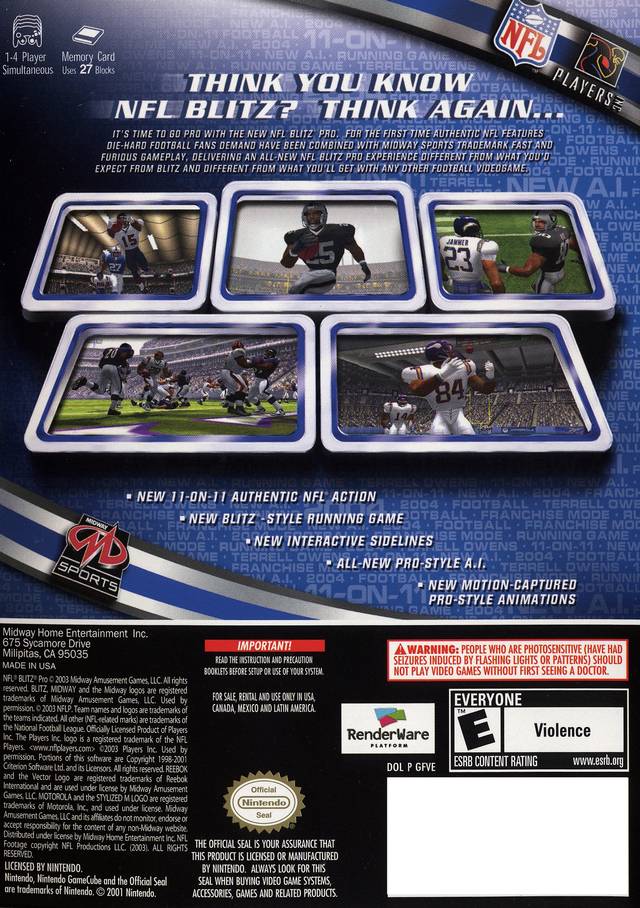 NFL Blitz Pro