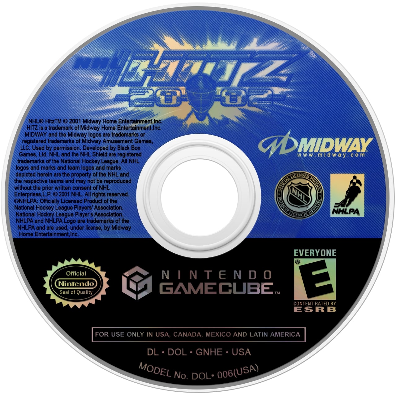 NHL Hitz 2002 GameCube - Video Game - Used - CaveGamers - Image 3