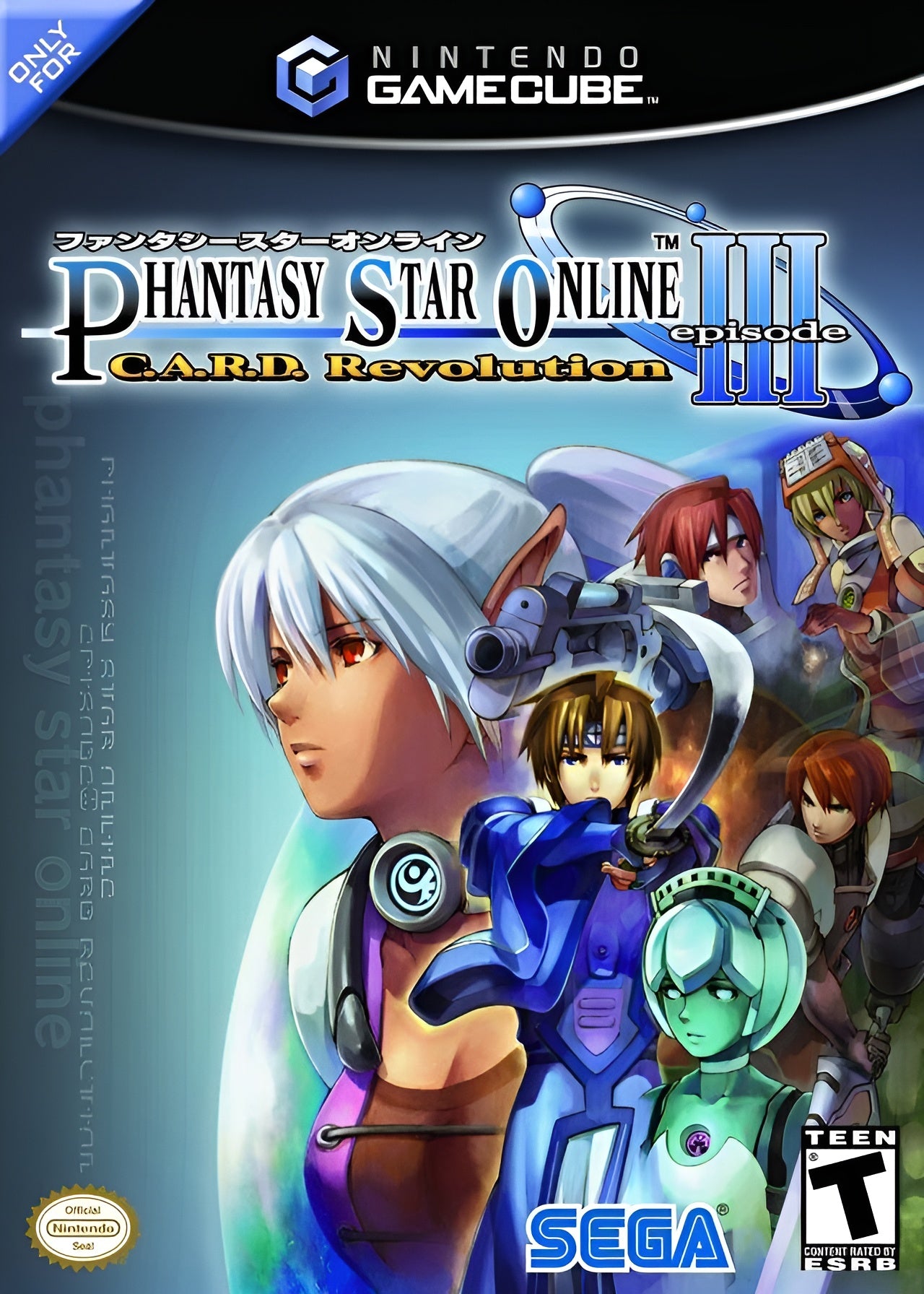 Phantasy Star Online III Card Revolution GameCube - Video Game - Used - CaveGamers
