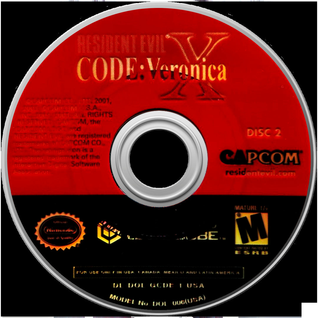 Resident Evil Code Veronica X [2 Discs] | GameCube | CaveGamers