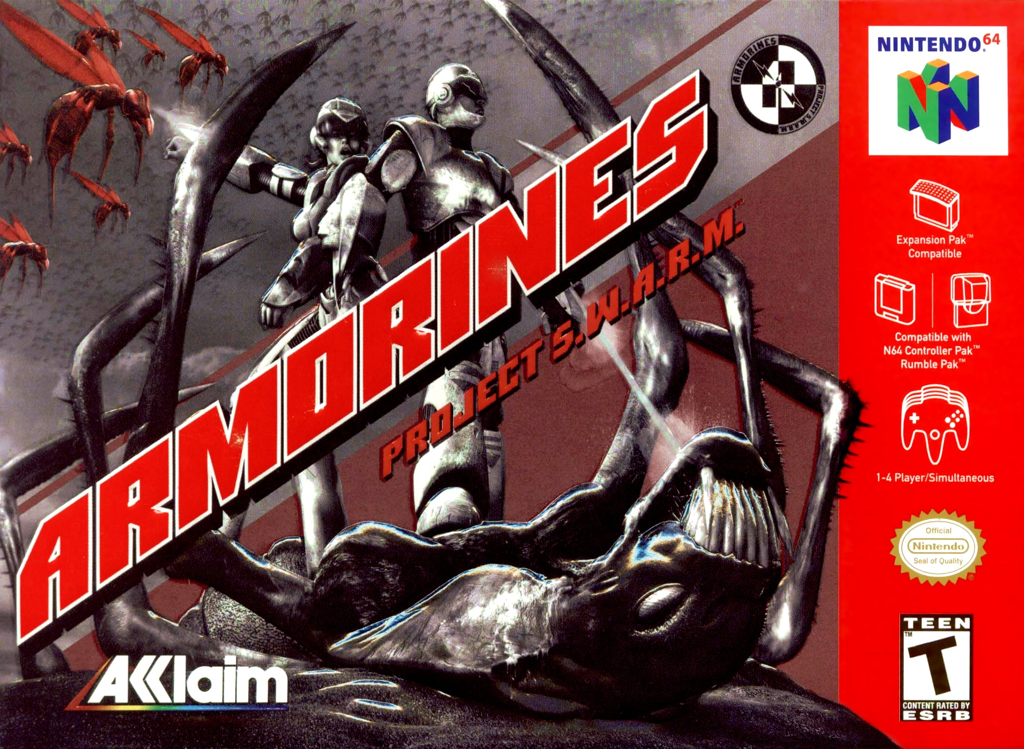 Armorines Project SWARM N64 - Video Game - Used - CaveGamers