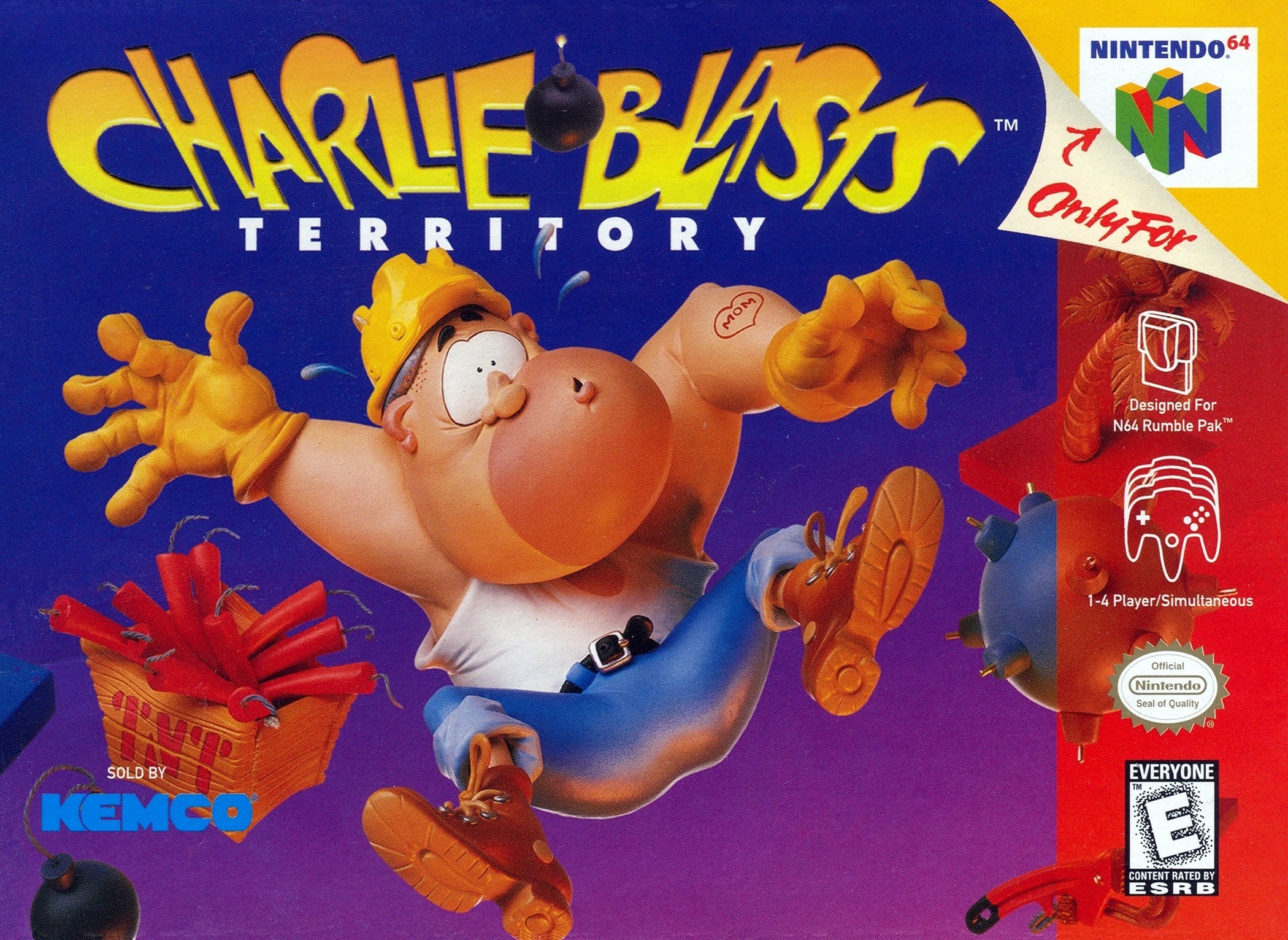 Charlie Blasts N64 - Video Game - Used - CaveGamers