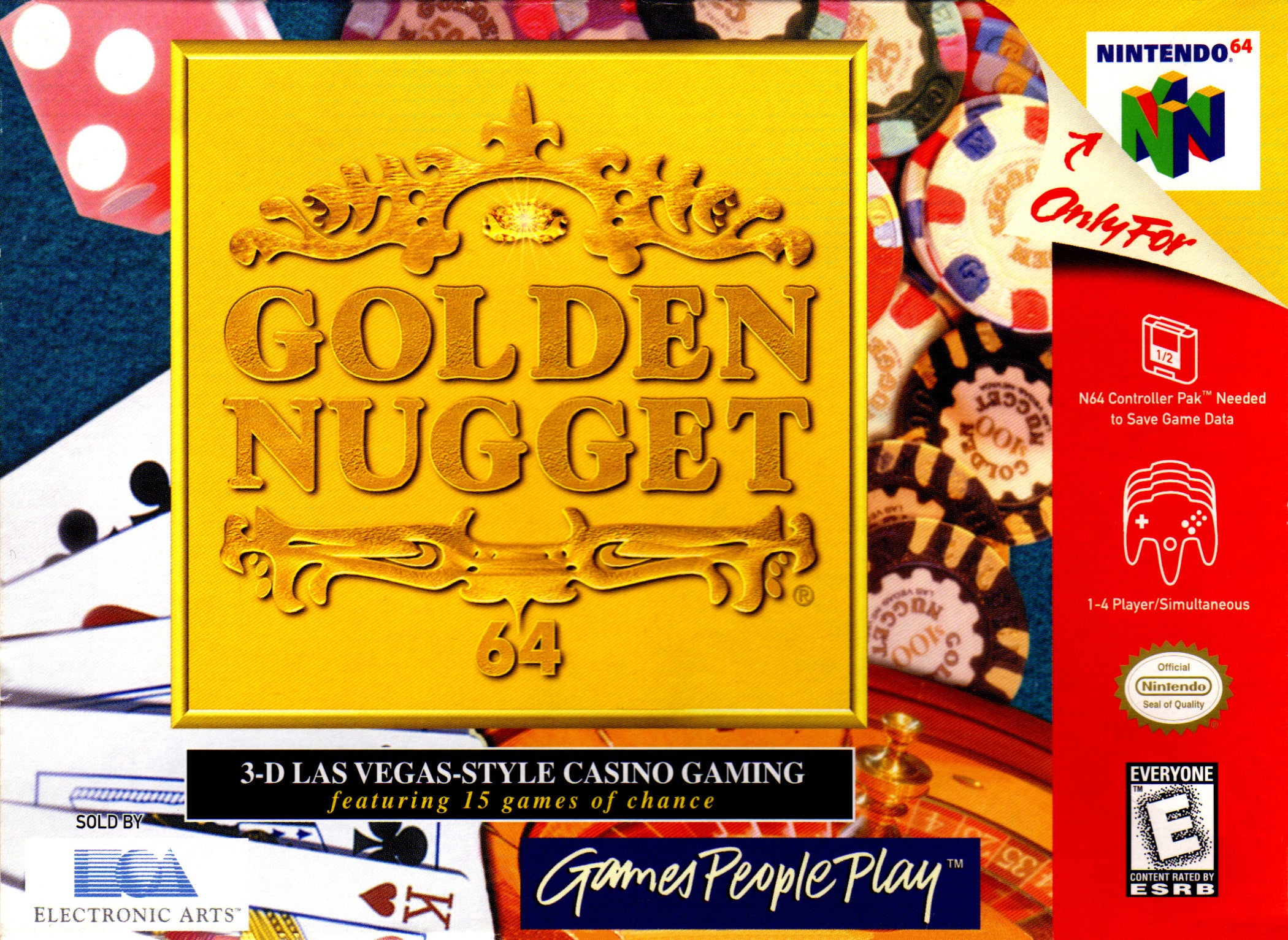 Golden Nugget 64 N64 - Video Game - Used - CaveGamers