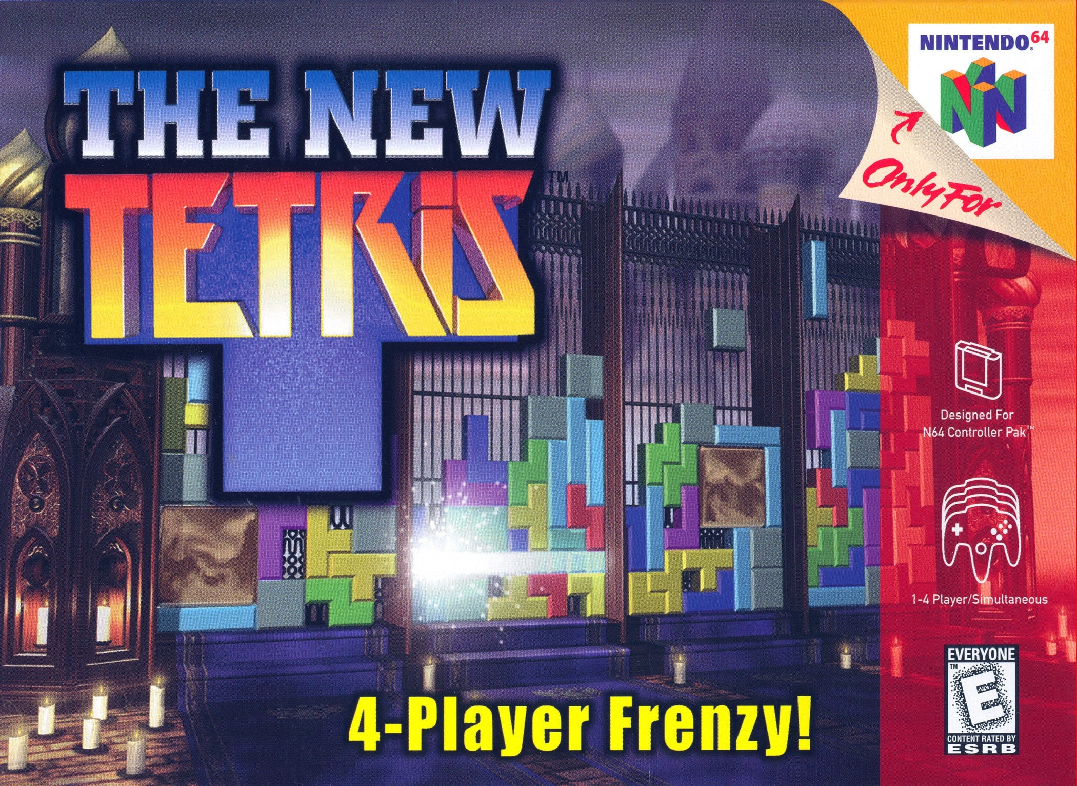 The New Tetris N64 - Video Game - Used - CaveGamers
