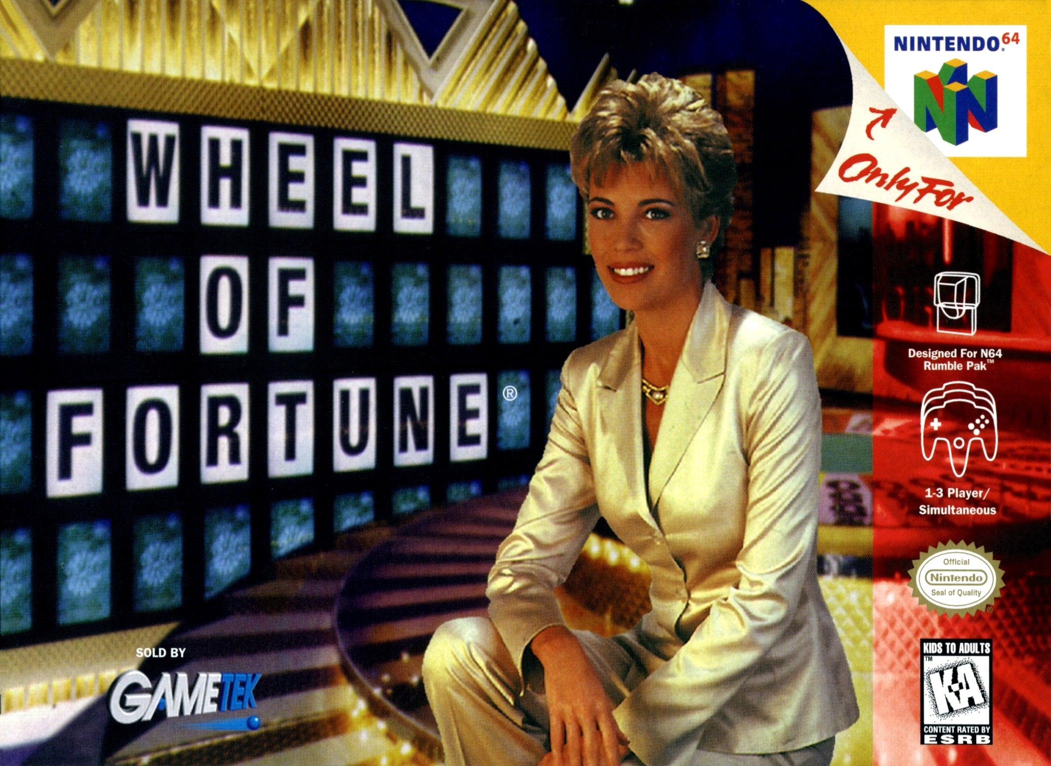 Wheel of Fortune N64 - Video Game - Used - CaveGamers