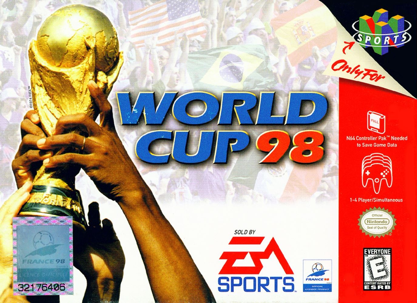 World Cup 98 N64 - Video Game - Used - CaveGamers