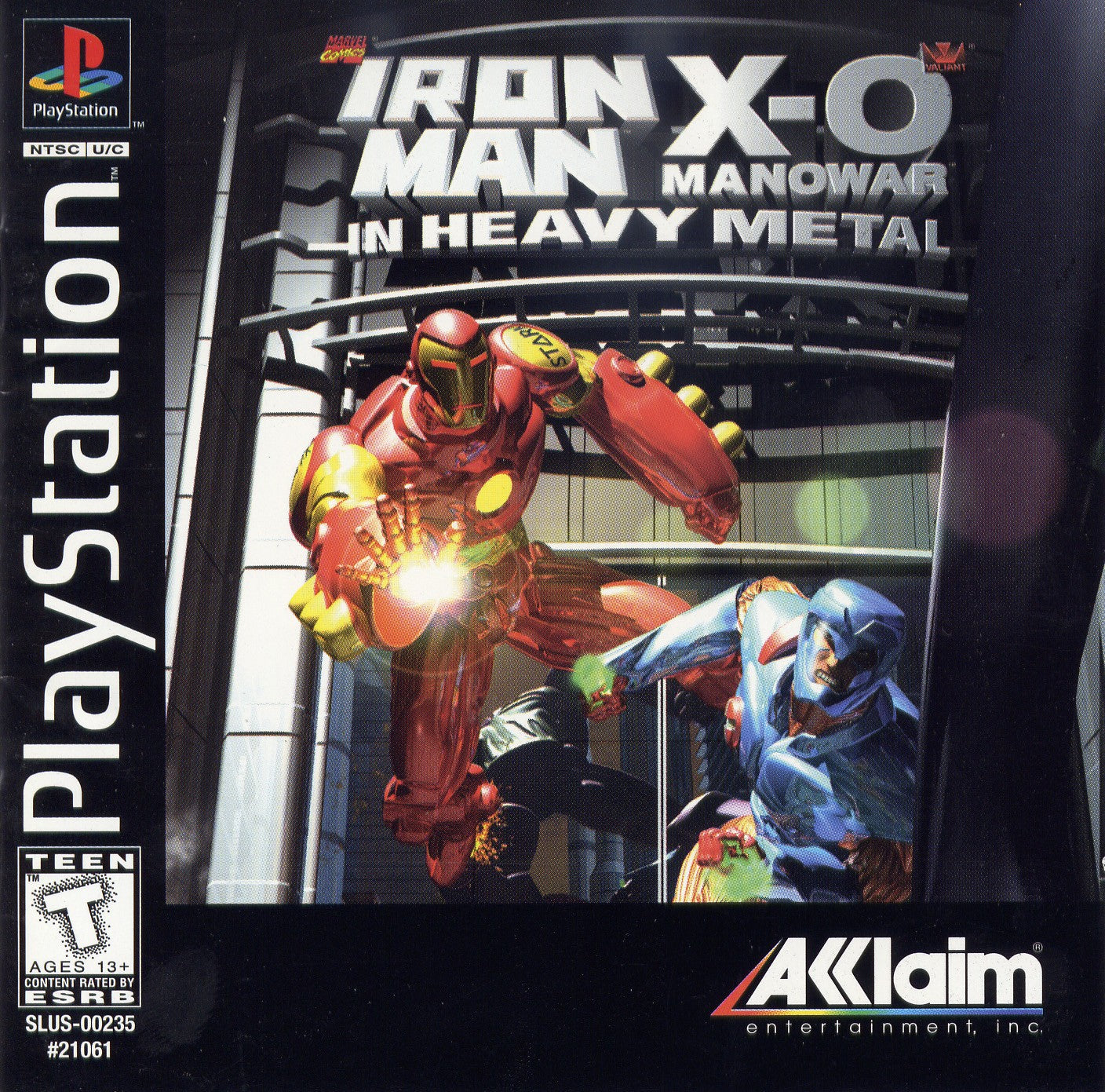 Iron Man X-O Manowar in Heavy Metal Playstation - Video Game - Used - CaveGamers