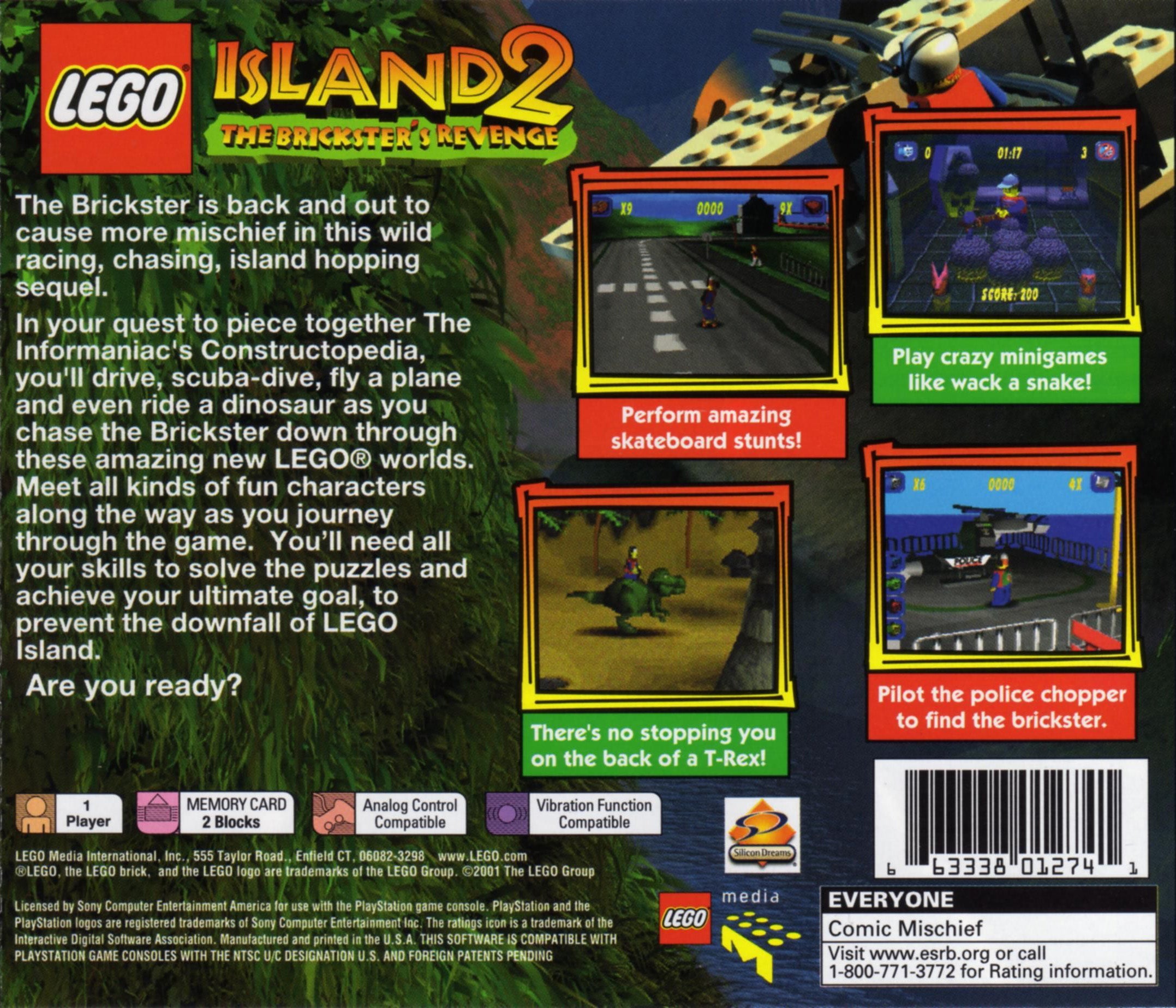 LEGO Island 2 Playstation - Video Game - Used - CaveGamers - Image 2