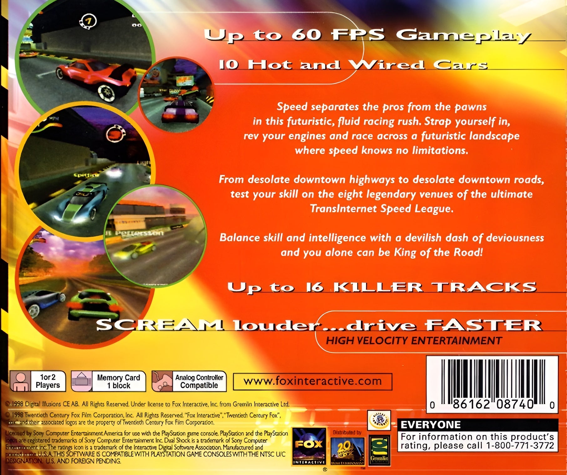 Motorhead Playstation - Video Game - Used - CaveGamers - Image 2