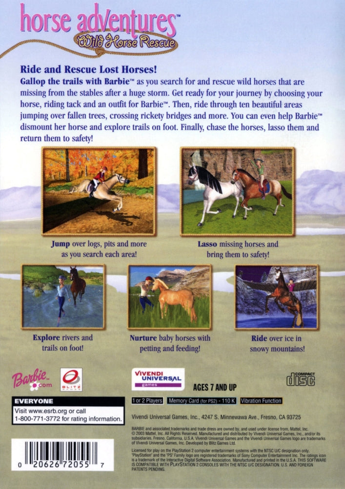 Barbie Horse Adventures Wild Horse Rescue