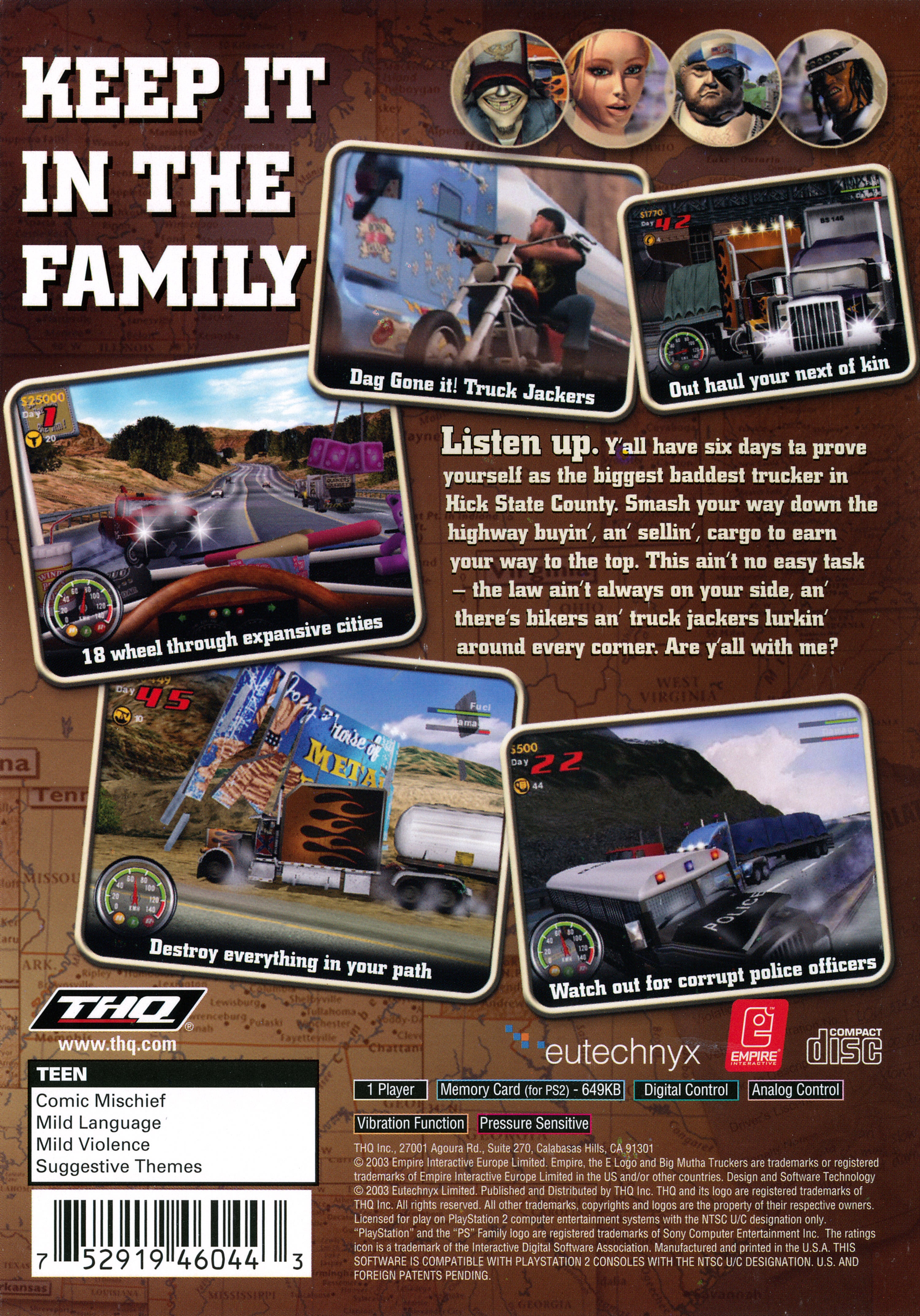 Big Mutha Truckers PS2 - Video Game - Used - CaveGamers - Image 2