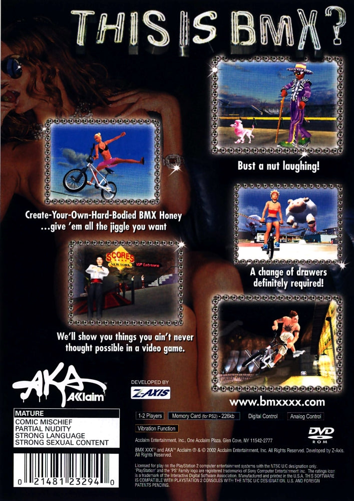 BMX XXX PS2 - Video Game - Used - CaveGamers - Image 2