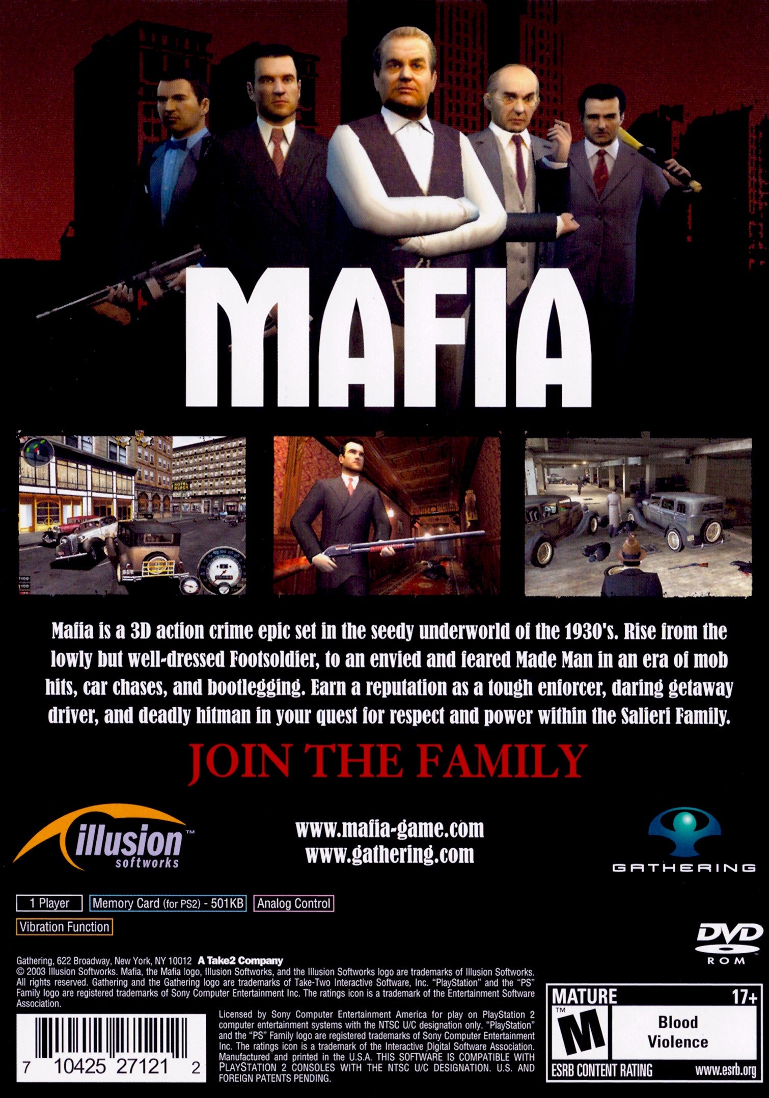 Mafia PS2 - Video Game - Used - CaveGamers - Image 2