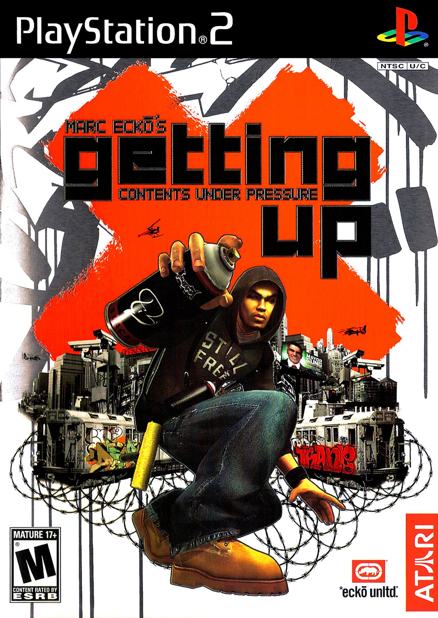Marc Ecko's Getting Up Contents Under Pressure PS2 - Video Game - Used - CaveGamers